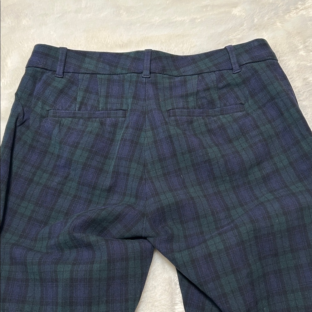 Gap curvy fit skinny ankle blackwatch plaid pants - Picture 2 of 6